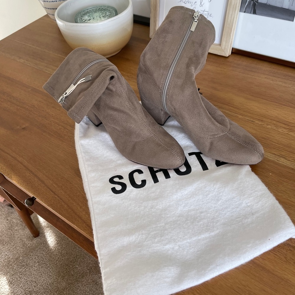 SCHUTZ SUEDE LUPE BOOTIES - Picture 3 of 8